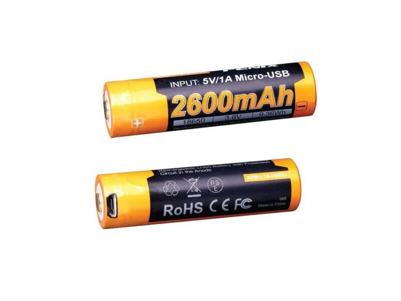 Fenix 18650 ARB-L18 2600 mAh (Li-Ion) dobíjateľná USB batéria