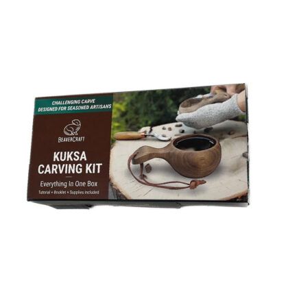 Dárková vyřezávací sada BeaverCraft DIY07 Kuksa Carving Set - ořech