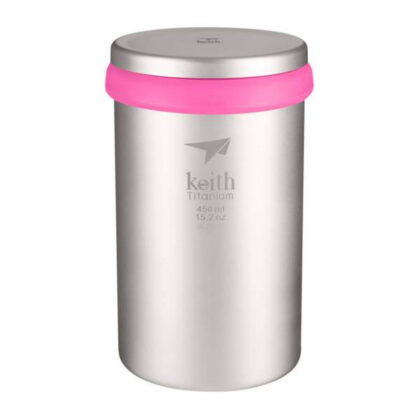 Hrnek Keith Titanium Ti3524 450ml - Růžový
