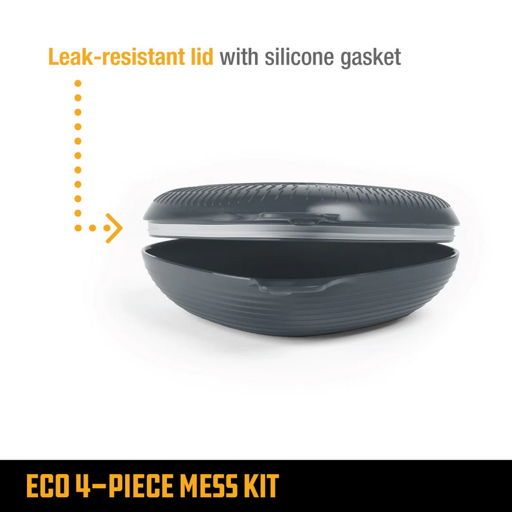 Jídelní sada UCO ECO Mess Kit 4 dílná - Slategrey – Obrázok 2