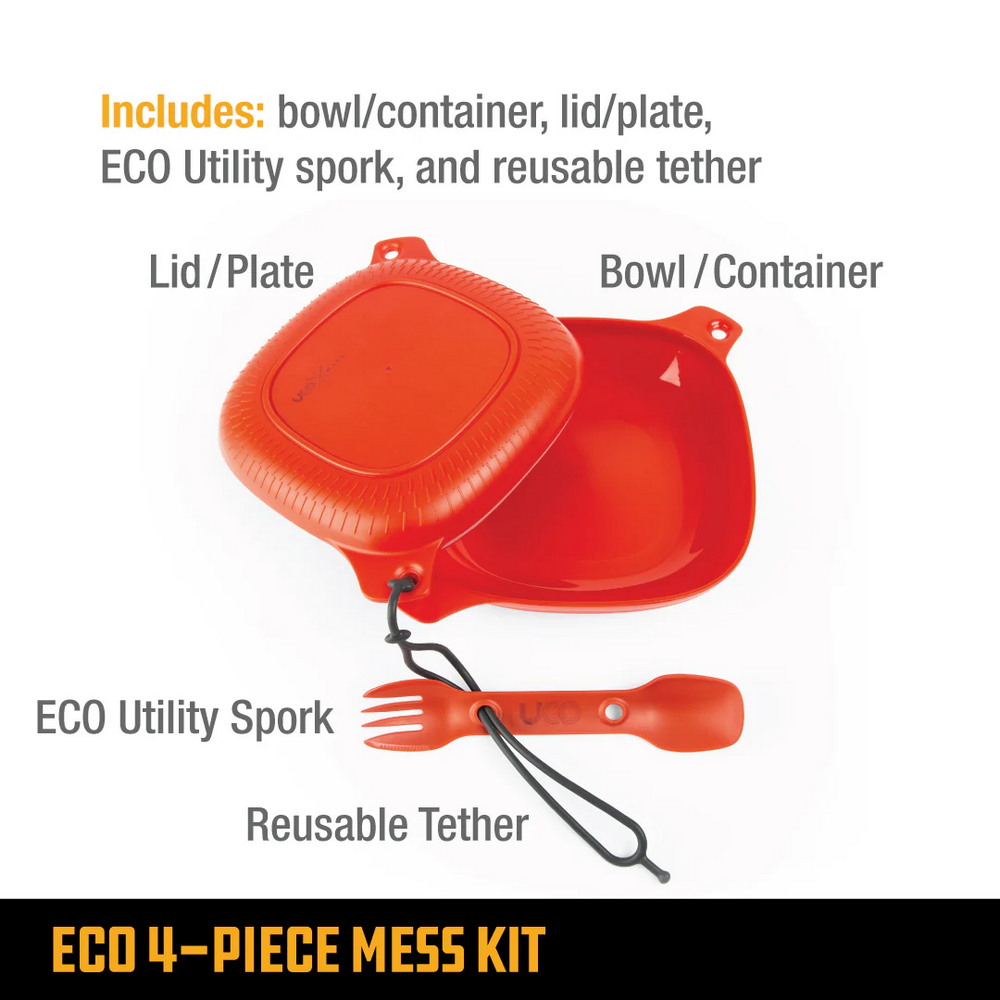 Jídelní sada UCO ECO Mess Kit 4 dílná - Slategrey – Obrázok 4