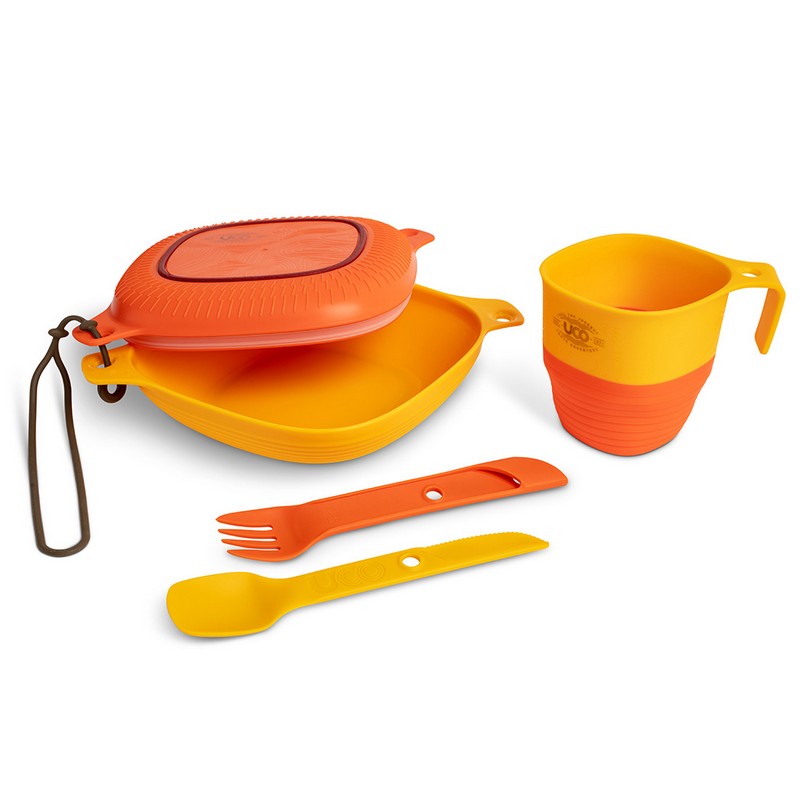 Jídelní sada UCO Mess Kit 6 dílná - Retro Sunrise