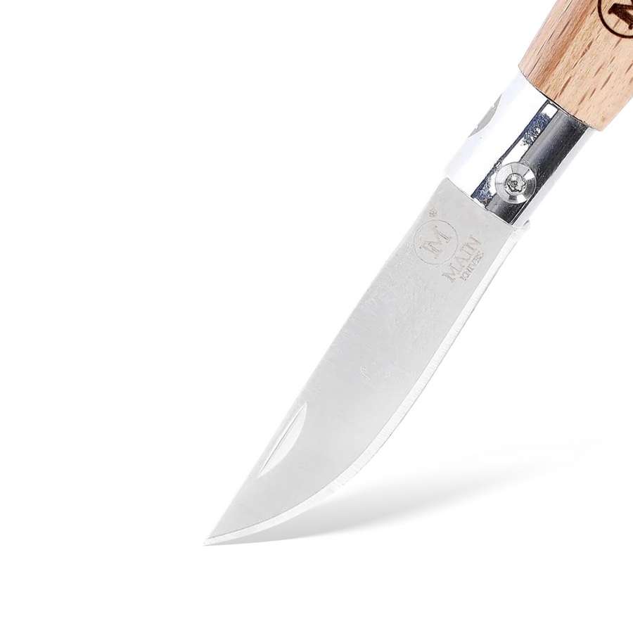 Kapesní nůž MAIN Mini Line 45 mm - Beech s koženým pouzdrem 6001 – Obrázok 3