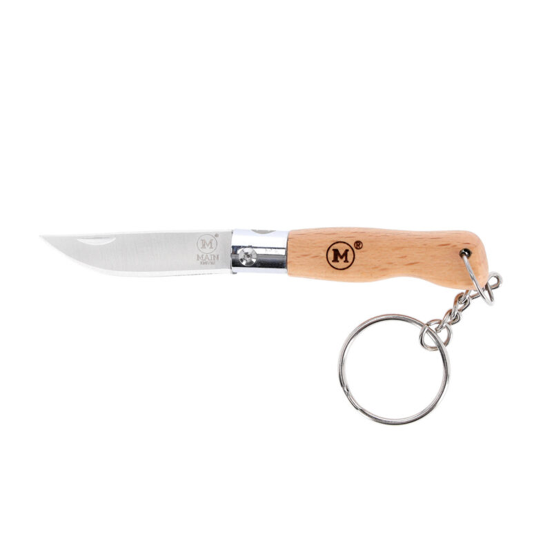 Kapesní nůž MAIN Mini Line 45 mm - Beech s kroužkem na klíče 6000