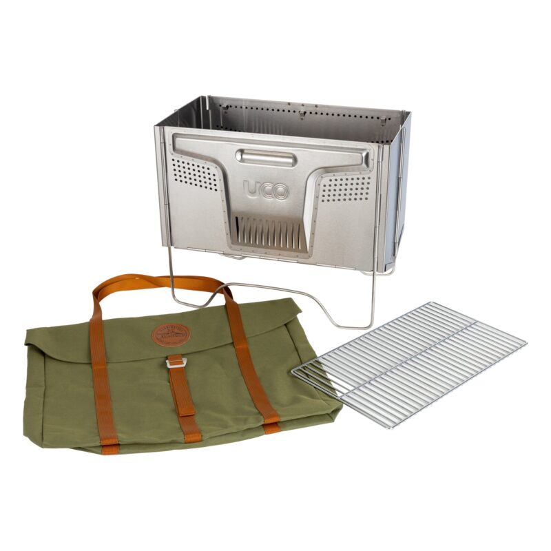 Kempinkové ohniště a grill UCO Flatpack Smokeless Firepit & Grill 42x24 cm - Image 2