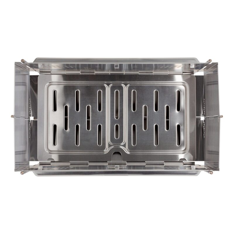 Kempinkové ohniště a grill UCO Flatpack Smokeless Firepit & Grill 42x24 cm - Image 4