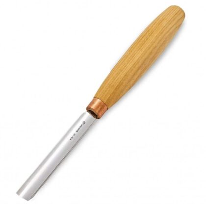 Kompaktní řezbářské dláto BeaverCraft K5/12 - Compact straight rounded chisel - Sweep No.5