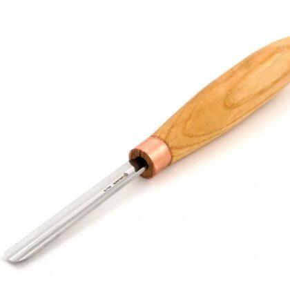 Kompaktní řezbářské dláto BeaverCraft K8/08 - Compact straight rounded chisel - Sweep No.8