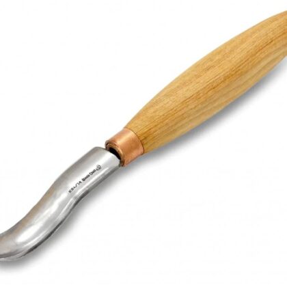 Kompaktní řezbářské dláto BeaverCraft K8a/14 - Compact short bent gouge - Sweep No.8