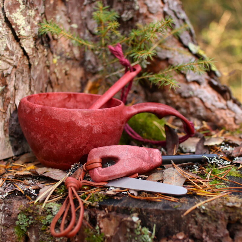 Kupilka 21 + Firesteel 8 Set - Cranberry (RED) - Image 2