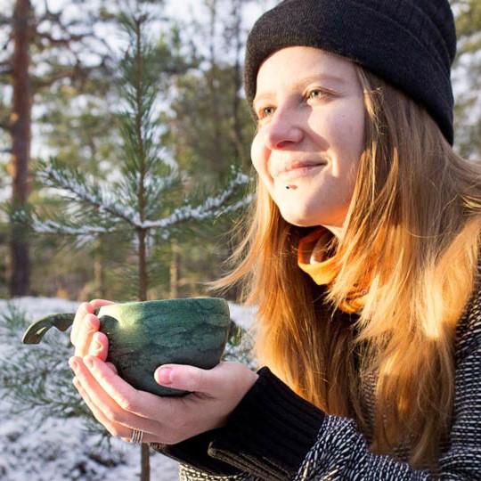 Kupilka KUKSA 370 ml Large - Conifer (GREEN) – Obrázok 2