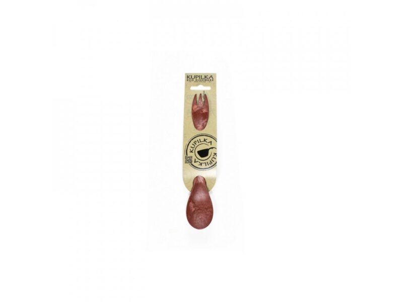Kupilka KUKSA 370 ml Large + spork 205 SET - Cranberry (RED) - Image 3
