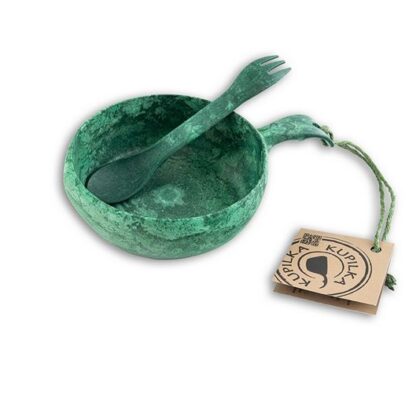 Kupilka MISKA Junior 330 ml + spork 165 SET - Conifer (GREEN)