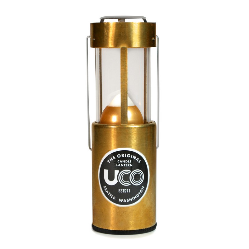 Lucerna na svíčky UCO Original Candle Lantern™ BRASS - mosazná