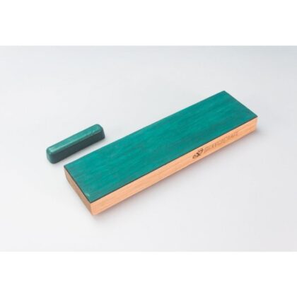 Obtahovací řemen + brusná pasta BeaverCraft LS4 - One-Side Leather Paddle Strop with Polishing Compound