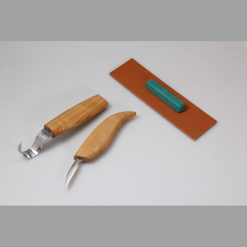 Řezbářský set BeaverCraft S02 - Spoon Carving Set with Small Knife – Obrázok 2