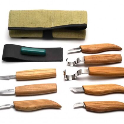 Řezbářský set BeaverCraft S08 Wood Carving Set - 8 typů nožů