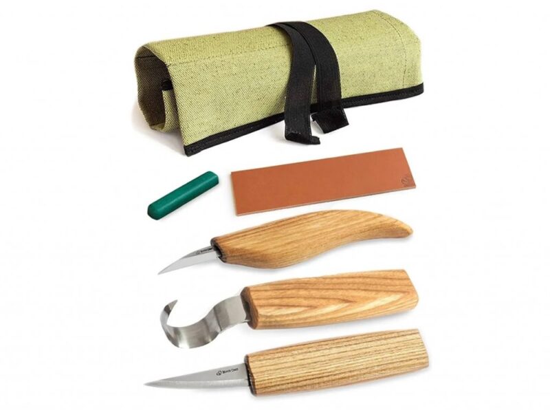 Řezbářský set BeaverCraft S17 - Extended Spoon and Whittle Knife Set
