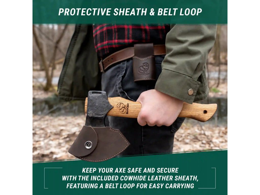 Sekera BeaverCraft Bushcraft Splitting Axe AX3 - 800g – Obrázok 4