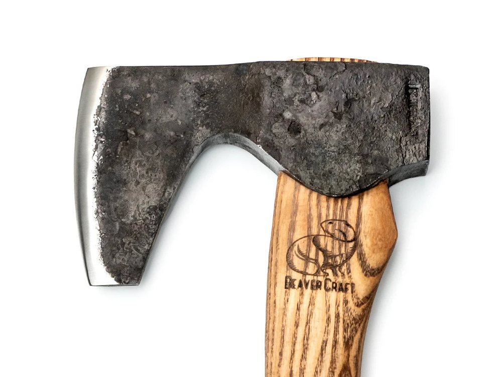 Sekera BeaverCraft Compact Long-Bearded Bushcraft Hatchet AX6 - 700 g – Obrázok 3
