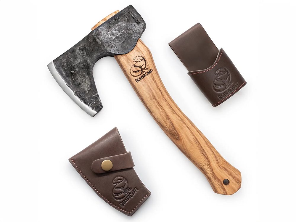 Sekera BeaverCraft Compact Long-Bearded Bushcraft Hatchet AX6 - 700 g