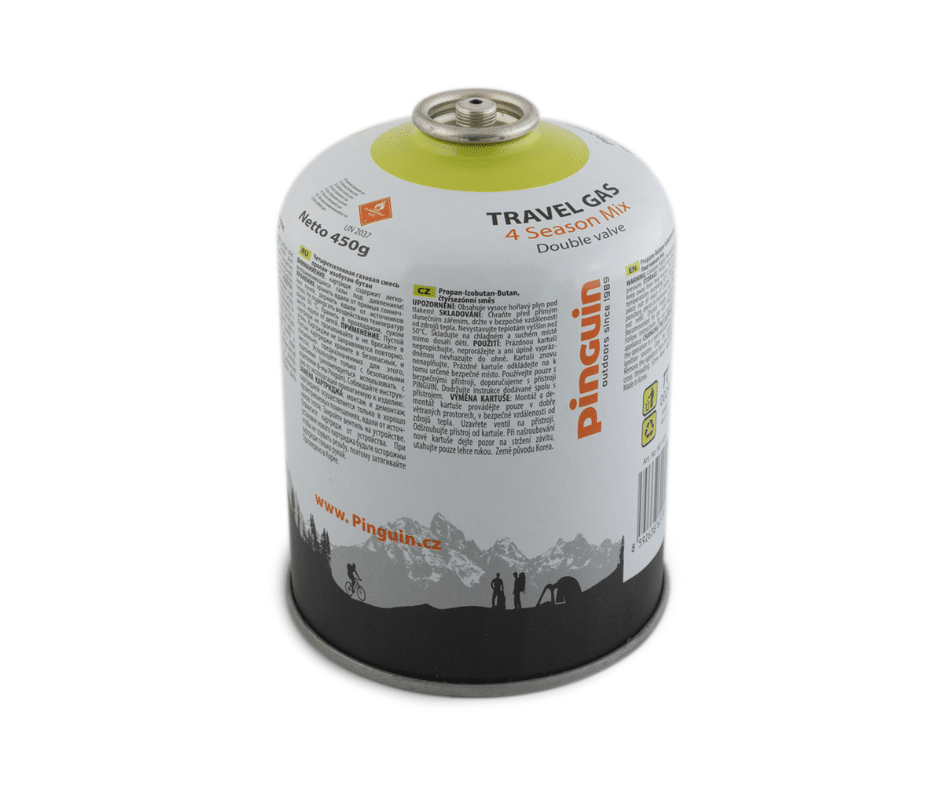 Pinguin plynová kartuša Travel Gas 450 g – kempingová kartuša